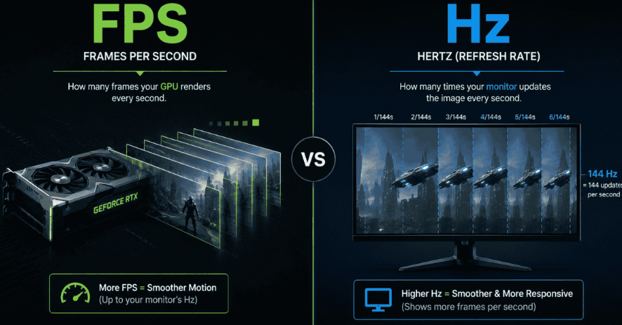 FPS vs Hz: 7 Key Differences Every Gamer Should Know