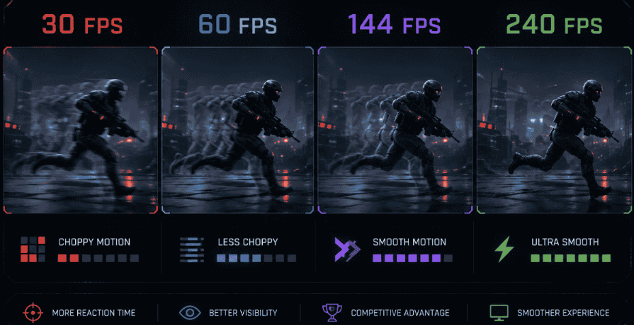What Is a Good FPS for Gaming? 30 vs 60 vs 144 Explained